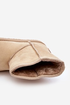 ŚNIEGOWCE DAMSKIE CROSS JEANS MM2R4023C BEŻOWE 41