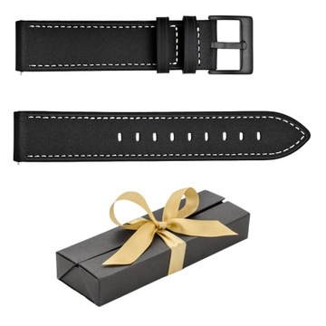 UNIWERSALNY SKÓRZANY PASEK DO ZEGARKA SMARTWATCH 20MM TELESKOPY NA PREZENT