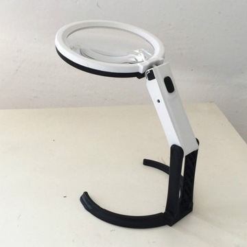 Лупа, увеличительное стекло, светодиодная косметическая лампа