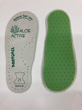WKŁADKI DZIEC PROFILOWANE SKÓRA + ALOE VERA roz 36