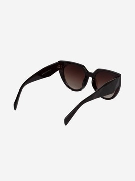 Okulary przeciwsłoneczne damskie brązowe one size