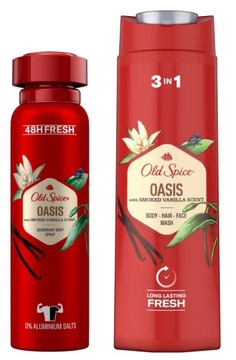 OLD SPICE OASIS VANILLA DEO SPRAY + ŻEL 400ml