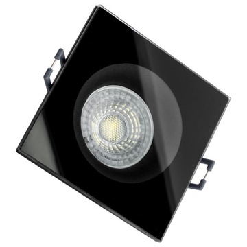 Квадратный светильник Aqua IP44 для ванной комнаты, черный