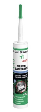 SILIKON EXTRA SANITARNY BIAŁY DEN BRAVEN