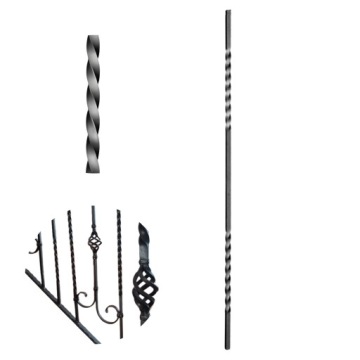 Балясина 12x12 H=120см 2x Фигурная кованая балюстрада для забора