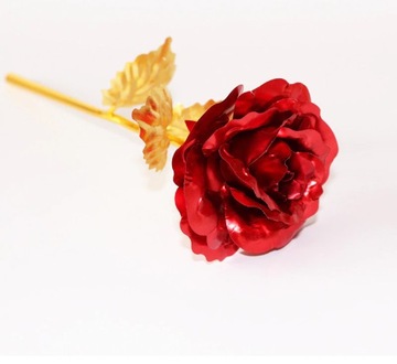 ВЕЧНАЯ РОЗА СО ПОДСТАВКОЙ 24K RED LOVE GIFT