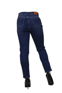 SPODNIE DAMSKIE CROWN JEANS - GRANATOWE W28 L28