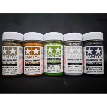 TAMIYA TEXTURE PAINTS farby do dioram makiet 100ml