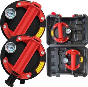 ВАКУУМНАЯ ПРИСОСКА ДЛЯ ПЛИТКИ РУЧКА С НАСОСОМ И МАНОМЕТРОМ ДЛЯ ОКОННОЙ ПЛИТКИ 2x