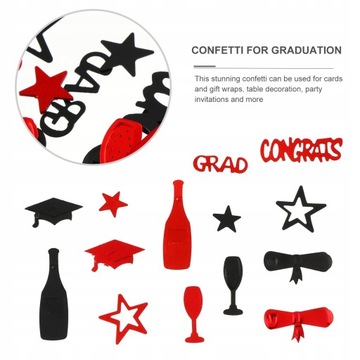 Выпускной Конфетти Разбросанные украшения стола
