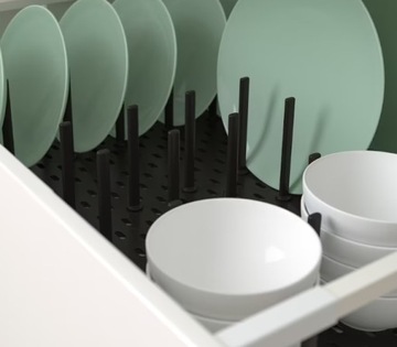 IKEA UPPDATERA - organizer szuflady antracyt 80 cm