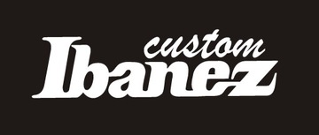 IBANEZ CUSTOM naklejka logo na główkę gitara gryf