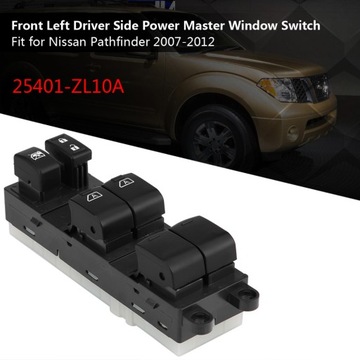 SPÍNAČ ELELKTRICKÝ OKNO PŘEDNÍ LEVÝ NISSAN PATHFINDER 2007-2012