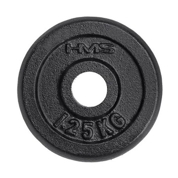 Talerz obciażeniowy na gryf żeliwny 1.25 kg