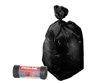 WORKI NA ŚMIECI 120L CZARNE 10SZT PROLINE 41203
