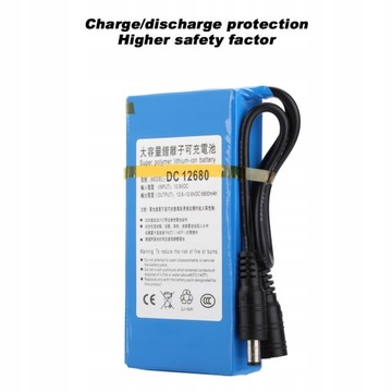 DC 12680 6800 мАч Встроенный большой емкости