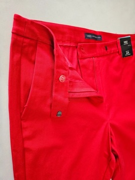 M&S spodnie czerwone cygaretki 42