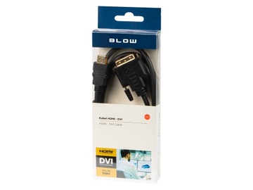 КАБЕЛЬ HDMI - DVI 18+1 ЧЕРНЫЙ FULL HD 1,5м