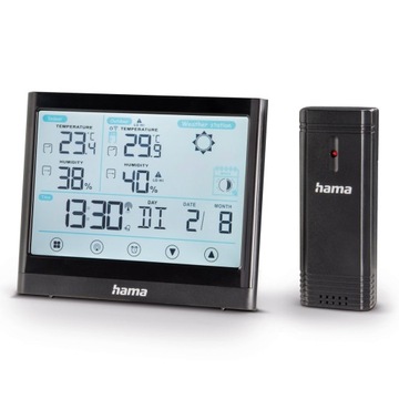 Hama STACJA POGODY termometr meteo higrometr