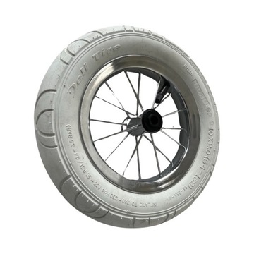 Opona z dętką do wózka, rowerka 10x2 BIAŁA WHITE