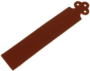 Закладка кожаная, кожа ТЕМНО-СИНЯЯ PL