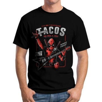 MĘSKA KOSZULKA FILMOWA TACOS DEADPOOL L