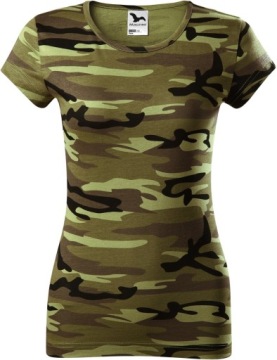 MALFINI CAMO PURE C22 koszulka DAMSKA MORO XL