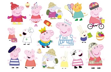 TATUAŻE DLA DZIECI ZMYWALNE ŚWINKA PEPPA