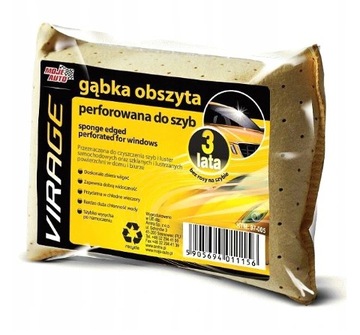 GĄBKA PERFOROWANA IRCHA DO USUWANIA PARY Z SZYB