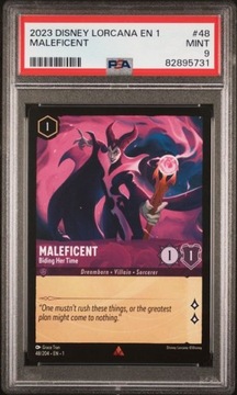 PSA9 Maleficent - Biding Her Time (1TFC 48) PSA grading 9