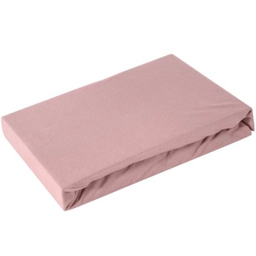 PRZEŚCIERADŁO JERSEY 50x83 do dostawki, Chicco PUDROWY RÓŻ 100% bawełna