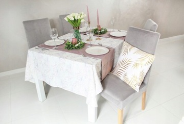 НАБОР ИЗ 6 ШТ. Чехлы СВЕТЛО-СЕРЫЙ ЧЕК НА СТУЛ ЭЛАСТИЧНЫЙ ВЕЛЮР