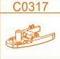 *Sanplast 660-C0317 Zawias stały górny(L),dolny(P)