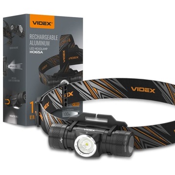 Latarka czołówka czołowa mocna Videx VLF-H065A10W 1200lm 2xCR123A 100m