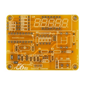 Miernik oscylatorów kwarcowych 1Hz - 50Mz z obudową diy kit