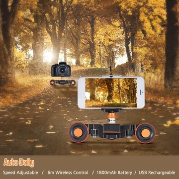 Andoer L4 PRO Motorized Camera Video Dolly with