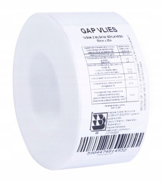 TAŚMA Z WŁÓKNA SZKLANEGO FLIZELINA 50MM X 25M