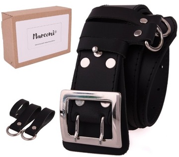 PAS WOJSKOWY OFICERSKI SKÓRZANYze skóry naturalnej