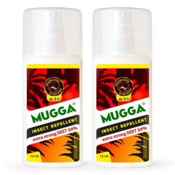Mugga Extra Strong ДЭТА 50% спрей от комаров и клещей 75 мл