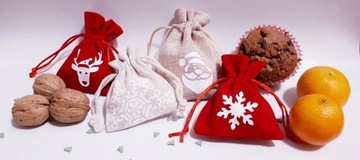 Рождественский футляр для столовых приборов Украшение рождественского подарка