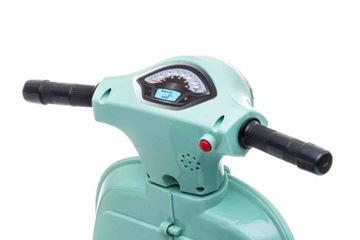 Самокат Vespa на аккумуляторе, бирюзовый