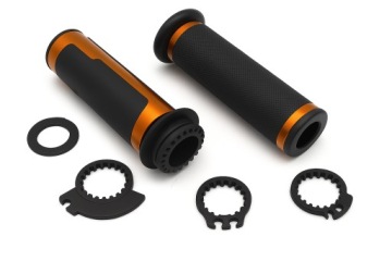 УНИВЕРСАЛЬНЫЙ МОТОЦИКЛ РУКОЯТКИ КВАДРОЦИКЛ ROLGAZ РЕЗИНА + АЛЮМИНИЙ CNC АЛЮМИНИЙ