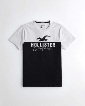 HOLLISTER Abercrombie T-Shirt Koszulka Nadruk XL