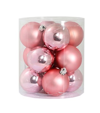 Елочные украшения из пластика, новогодние праздники, елочные украшения 4см/24шт, 2 цвета