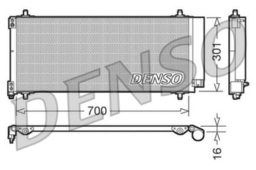 CHLADIČ KLIMATIZACE KONDENZÁTOR DENSO DCN21027 PL DISTRIBUCE