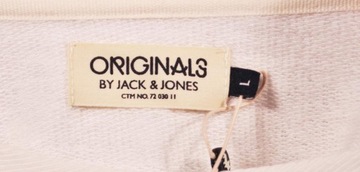 JACK&JONES bluza REGULAR white ABE SWEAT _ L