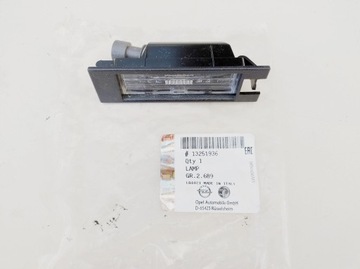 ASTRA INSIGNIA CORSA MERIVA VECTRA LAMPA TABULKY ZADNÍ