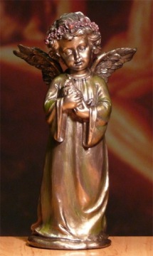 КРАСИВАЯ ФИГУРКА АНГЕЛА АНГЕЛ АНГЕЛ с ГОЛУБЕМ