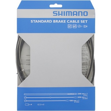 Стальные тормозные тросы и корпуса Shimano MTB