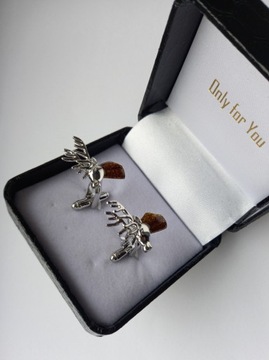 Запонки EXC с головой оленя и рогами оленя